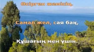 Ана туралы жыр әні  Шәмші Қалдаяқов, қазақша караоке, минус