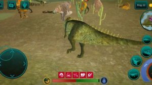 выживание за Гигантозавра, the Cursed isle