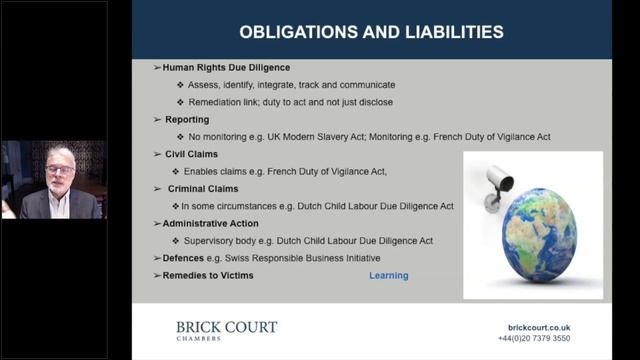 Business responsibility for Human Rights