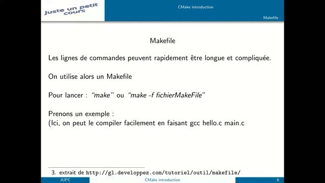 La compilation et l'utilisation de Makefile смотреть онлайн