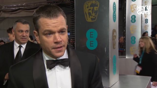 Matt Damon Red Carpet Interview - BAFTA Awards 2016