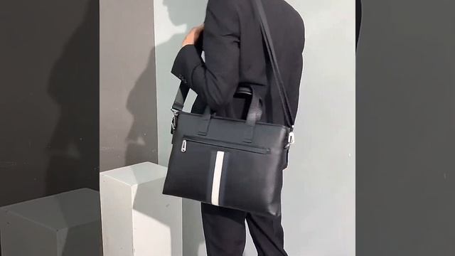 Leather Multifunction Travel Messenger Bag For Men-HC2330N033 смотреть онлайн