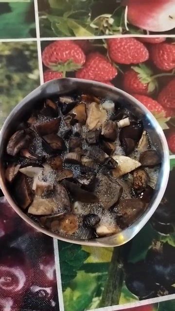 Жареные грибы-приготовить могут все. #video #shorts #белыегрибы #грибы