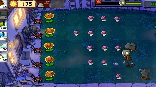 Растения засыпают, просыпаются грибы ► plants vs zombies #3 смотреть онлайн