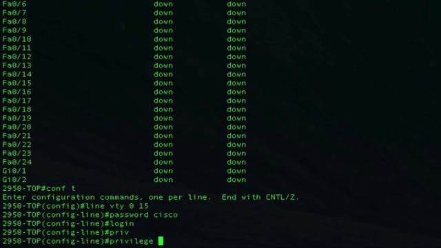 Cisco Switch Configuration смотреть онлайн