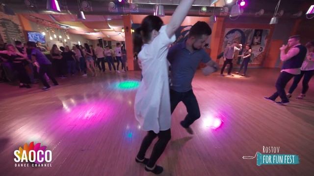 Sergey Agafonov and Dina Andreeva Salsa Dancing at Rostov For Fun Fest (Russia), Monday 04.11.2019 смотреть онлайн