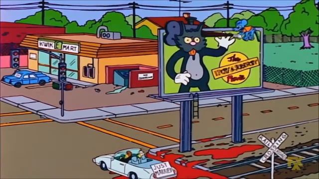 The Itchy And Scratchy Movie Poster - The Simpsons