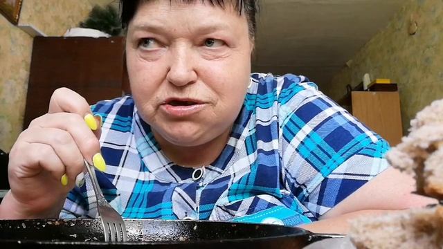 мукбанг жареная картофан ммм 29.07.2022