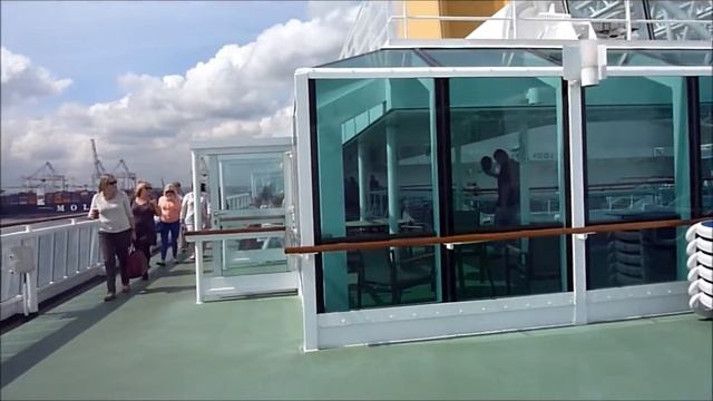 P&O Cruise ship Aurora walkthrough 2014 part 2 смотреть онлайн