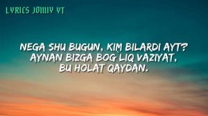 Tohir Sodiqov _ -_ Axir sen o'sha (LYRICS)