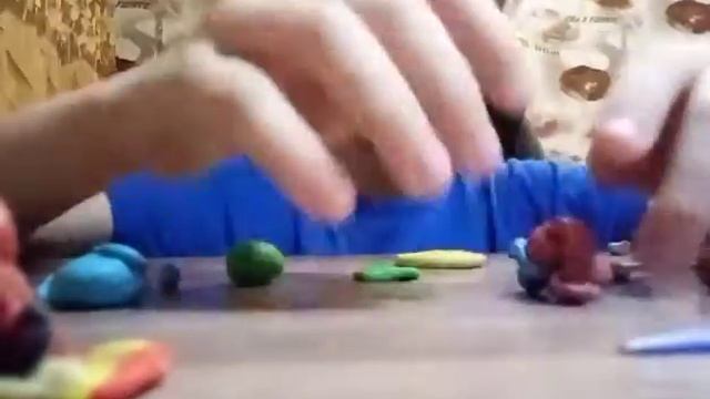 лепка красного и зелёного придателя смотреть онлайн