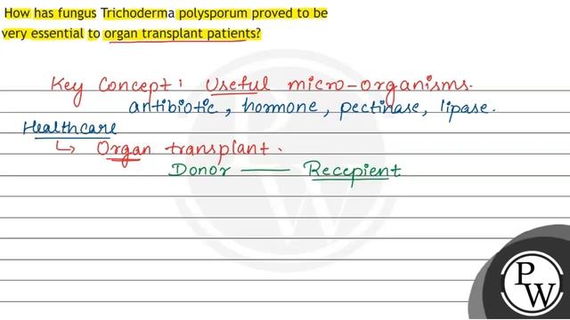 How has fungus Trichoderma polysporum proved to be very essential to organ transplant patients? смотреть онлайн