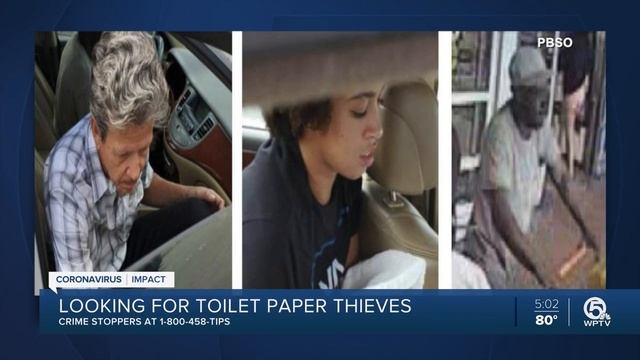 Toilet paper, Corona thieves sought in Palm Beach County смотреть онлайн