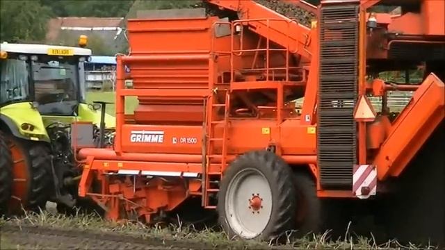 grimme dr1500 met claas arion 630..wmv смотреть онлайн