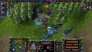 Wanderbraun: Псих за Нежить опять взялся за своё 120 UD vs Lawliet NE Warcraft 3