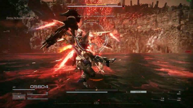 Armored Core 6 - Ibis Series CEL 240 boss fight смотреть онлайн