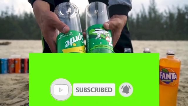 Big Coca Cola, Mirinda, Fanta, Pepsi, Sprite And Many Soft Drinks Vs Different Mentos Undergroun