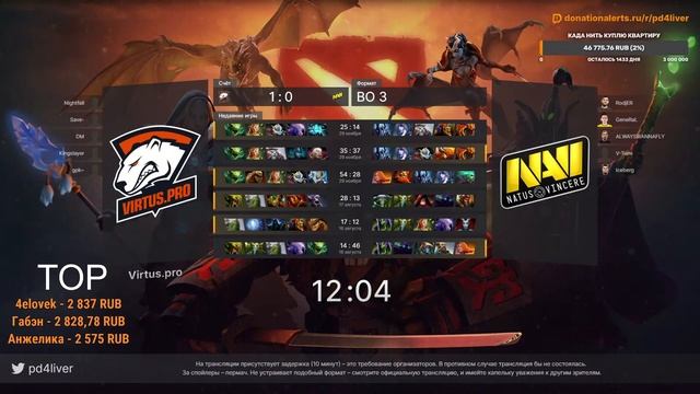 [RU] Natus Vincere vs. Virtus.pro - DPC: CIS смотреть онлайн