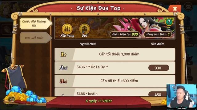 Huyền Thoại Hải Tặc - Xả 1000 Thùng Bia Đua Top смотреть онлайн