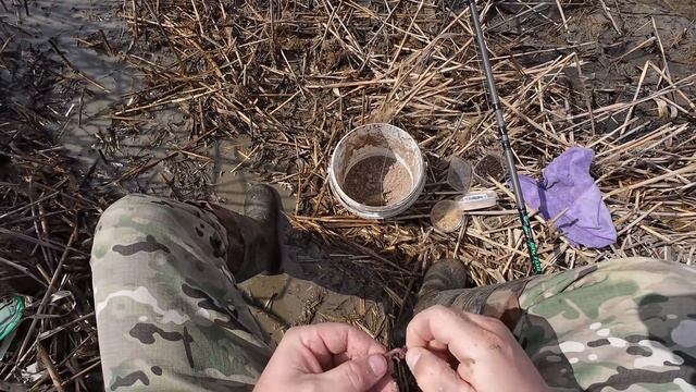 Рыбалка на шлюзовом канале, река  Маныч 25 03 2024