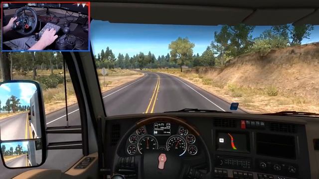 FOREST MACHINES - American Truck Simulator (with Wheel Cam) смотреть онлайн