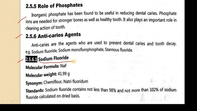 Sodium Fluoride II Dental Product II Pharmaceutical Inorganic Chemistry II Unit 2 II Lecture 10 II