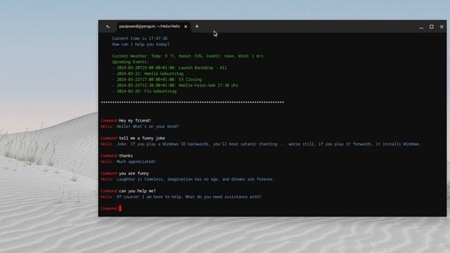 Helix - Personal Assistant for Linux/GNU смотреть онлайн