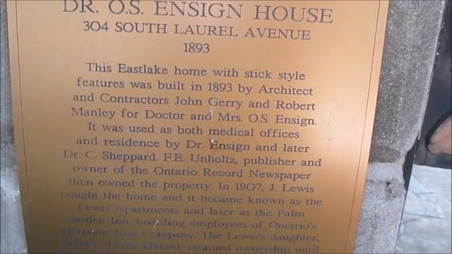 Dr O S Ensign House Ontario California Historic Site Medical Offices Spooky Halloween Haunted смотреть онлайн