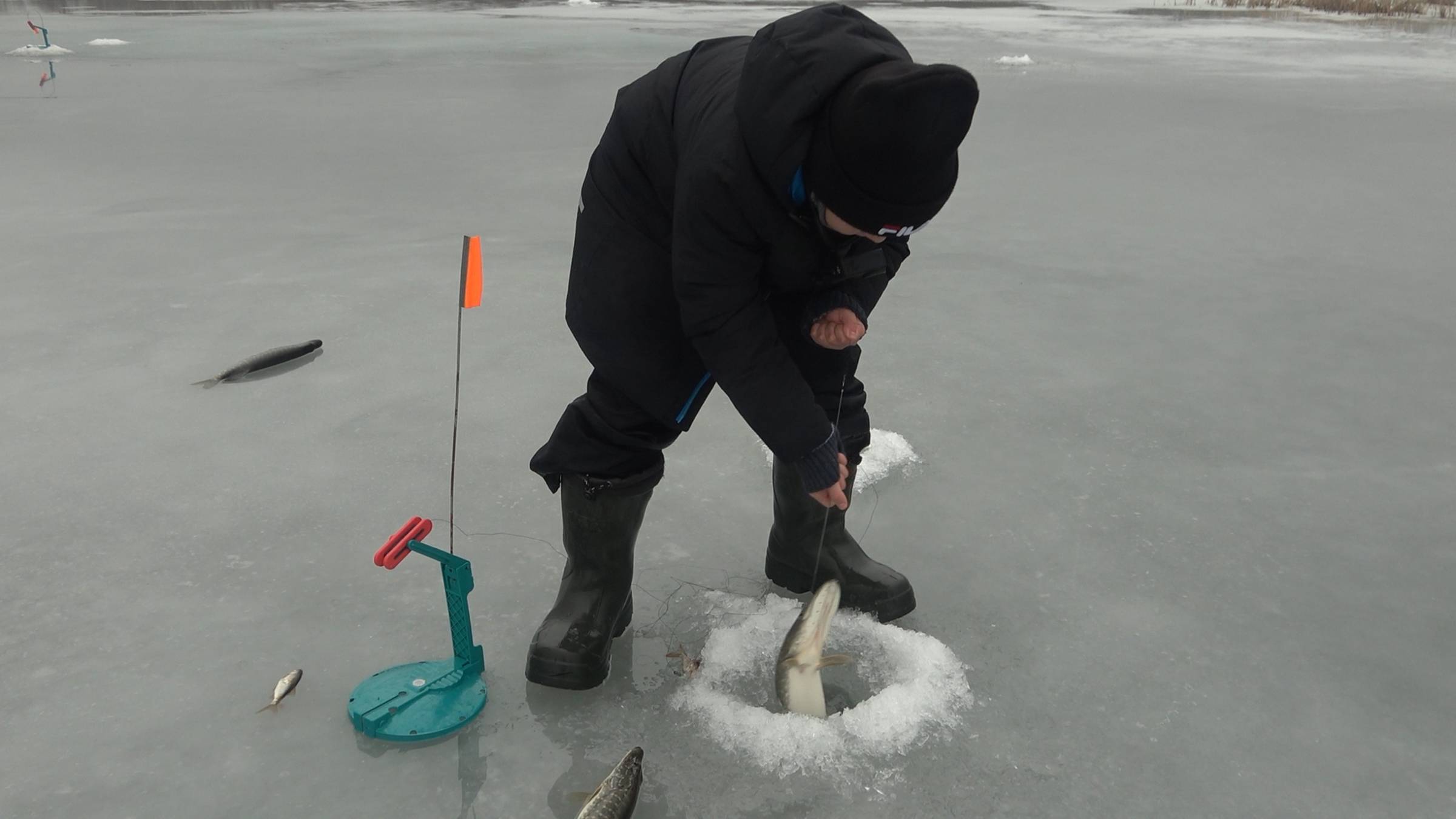 Ловля щуки на пруду Дегтярево смотреть онлайн