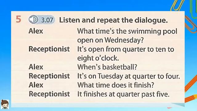 English Plus 1 Year 5 I Extra 2 Exercise 5 page 93