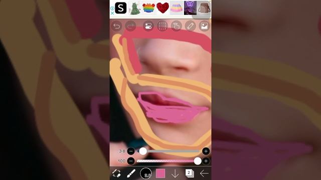 Como faZer maquiagem 💄 na foto de famosos🫶🫶❤️ibis paint x смотреть онлайн