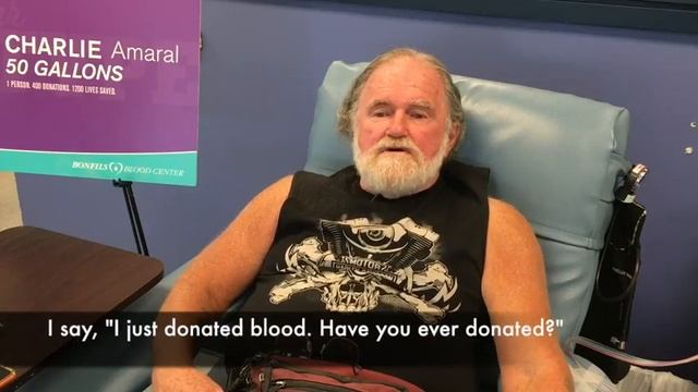 Charlie Amaral, 50-gallon donor смотреть онлайн