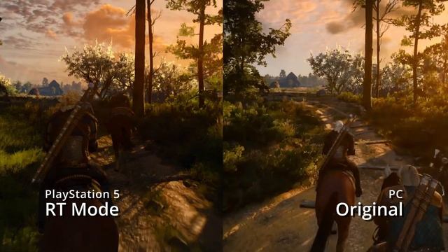 The Witcher III - Next-Gen vs Original Comparison смотреть онлайн