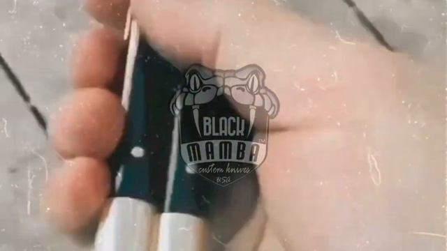 Custom handmade Damascus Balisongbutterfly knife USA made Gift for him black mamba knives смотреть онлайн