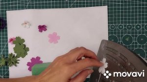 Резинки-заколочки букетики из обрезков фоамирана