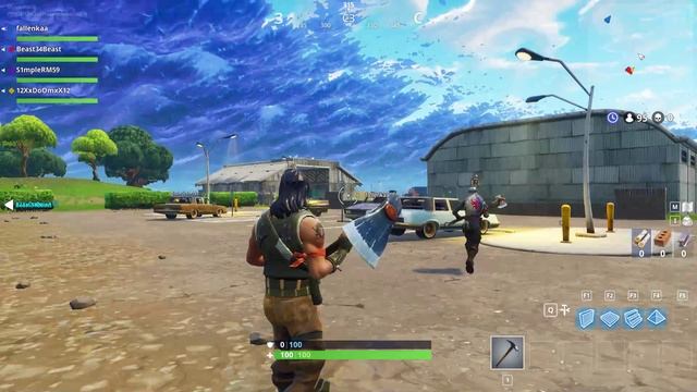 Пробуем взять ТОП-1 в игре FortNite смотреть онлайн