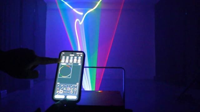 YUER™️ New 5W RGB Animaiton Laser Light With APP Control Beam Pattern Stage Lights смотреть онлайн