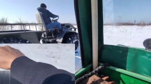 гусеничный против колесного вездехода, тест, сравнение, испытание в снегу