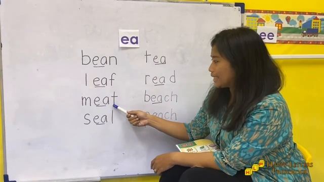 K1 English Concept - English Reading ( vowel EA ) смотреть онлайн