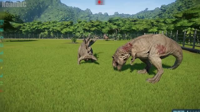 Ankylosaurus, Pentaceratops And Stegosaurus Destroys Henry Wu Dinosaur Reinforcement - JWE