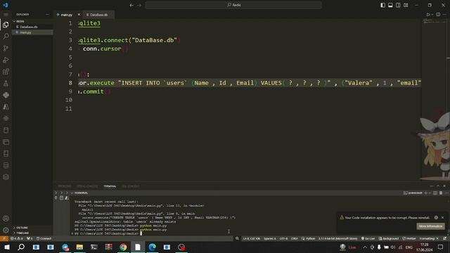 Создание CRUD системы с использованием Python и SQLite3: Полное руководство смотреть онлайн