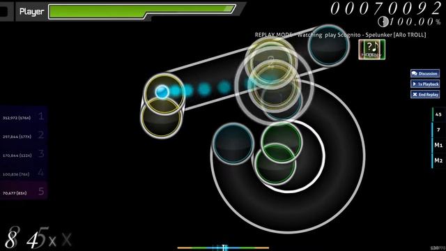 osu!: Spelunker [AR0 Troll] EZHD FC смотреть онлайн