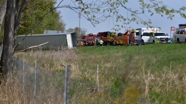 “We just tried to stay with her until first responders got there,” said semi truck crash witness смотреть онлайн