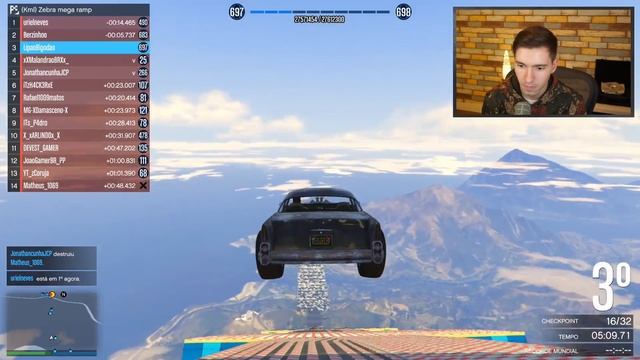 GTA V Online: A MAIOR RAMPA de ZEBRA DO GTA!!! (VAI E VOLTA) смотреть онлайн