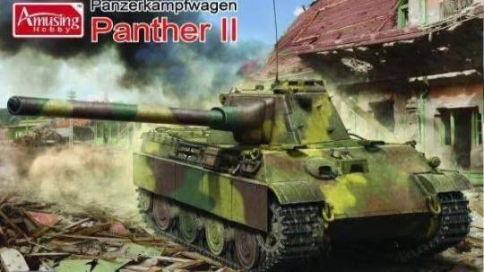 Распаковка Amusing Hobby 1 35 35A018 Panzerkampfwagen Panther II