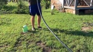 Как выпрямить ПНД трубу. Строительный лайфхак.