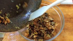 Салат аппетитный с грибами вешенками!