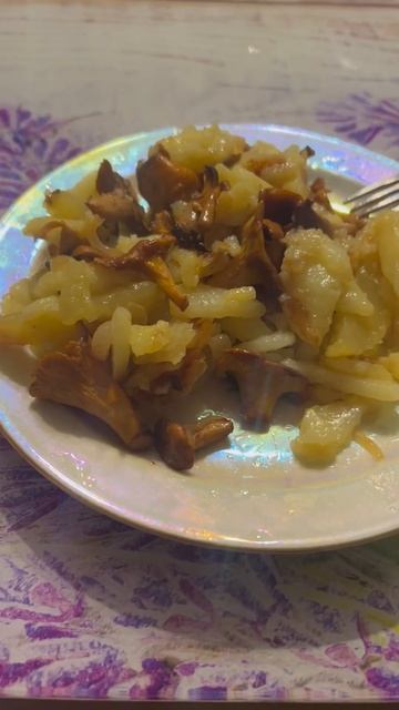 Лисички с картошкой