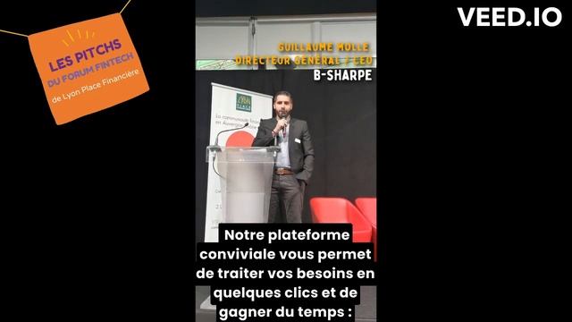 Forum Fintech 2023 : pitch de Guillaume Molle, CEO de B-Sharpe смотреть онлайн