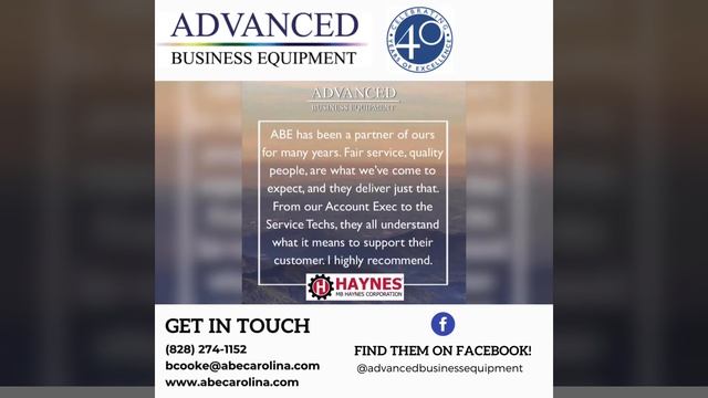 Member of the Week | Advanced Business Equipment смотреть онлайн